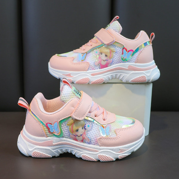 Gyerek tornacipő színes rátéttel lányoknak