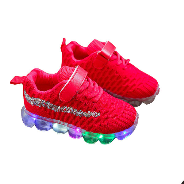 Alkalmi gyermek tornacipő világító talppal lányoknak vagy fiúknak