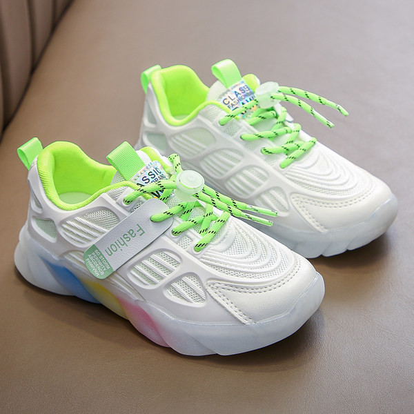 Gyermek tornacipő színes nyakkendőkkel