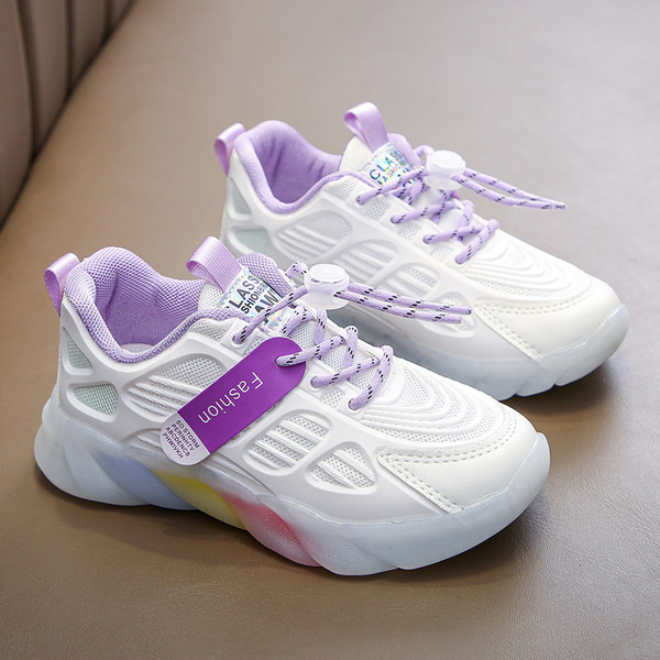 Gyermek tornacipő színes nyakkendőkkel