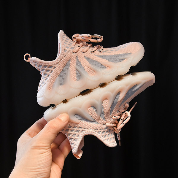 Textil gyermek tornacipő szilikon talppal