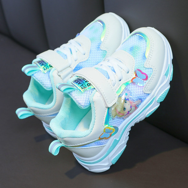 Gyerek tavaszi-nyári tornacipő hálós anyagból