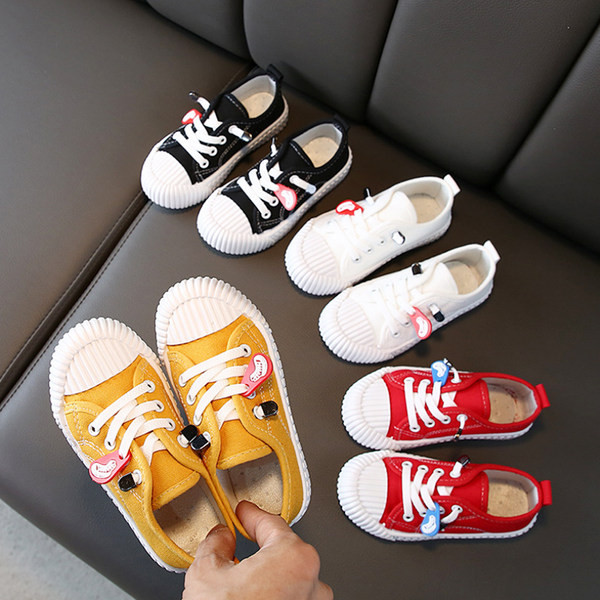 Casual παιδικά πάνινα παπούτσια με επίπεδη σόλα και γραβάτες για κορίτσια ή αγόρια