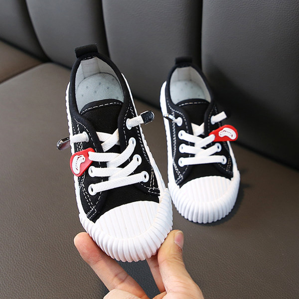 Casual παιδικά πάνινα παπούτσια με επίπεδη σόλα και γραβάτες για κορίτσια ή αγόρια