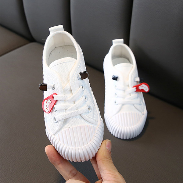 Casual παιδικά πάνινα παπούτσια με επίπεδη σόλα και γραβάτες για κορίτσια ή αγόρια