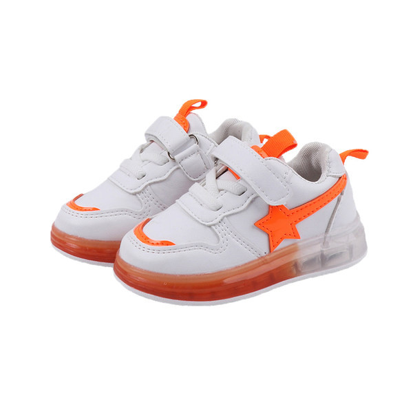 Νέο μοντέλο παιδικά αθλητικά  παπούτσια με φωτεινά πέλματα κατάλληλα για κορίτσια ή αγόρια
