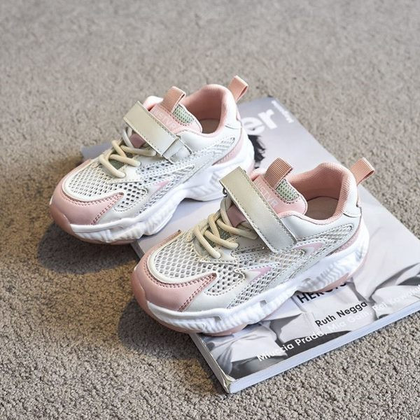 Παιδικά  αθλητικά παπούτσια με velcro για κορίτσια