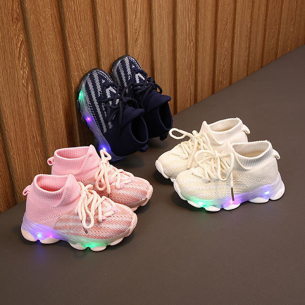  Καθημερινά παιδικά αθλητικά παπούτσια  κάλτσες με κορδόνια για κορίτσια