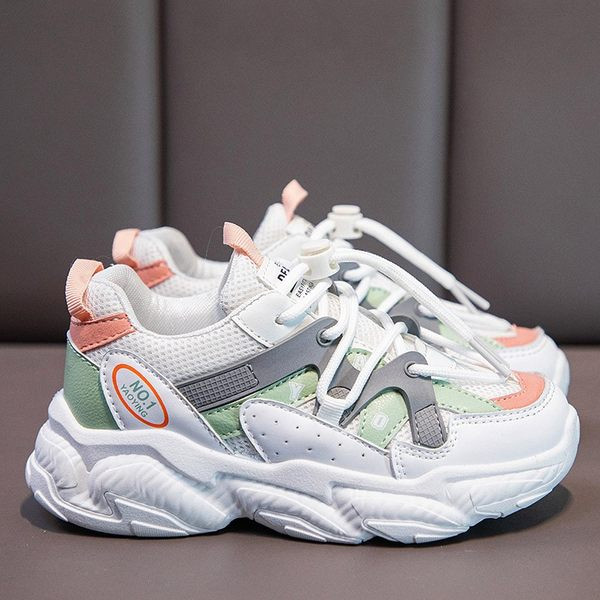 Παιδικά αθλητικά παπούτσια με απαλές σόλες και κορδόνια για κορίτσια