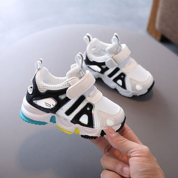 Νέο μοντέλο αθλητικά παπούτσια για κορίτσια με τραχιά σόλα και velcro