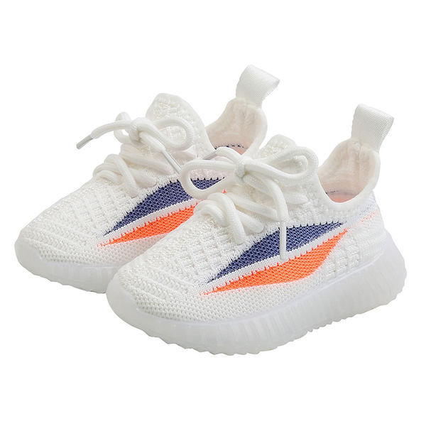 Παιδικά αθλητικά αθλητικά παπούτσια με φωτεινή σόλα και κορδόνια