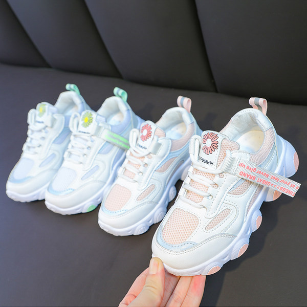 Παιδικά πάνινα παπούτσια με τραχιά σόλα για κορίτσια