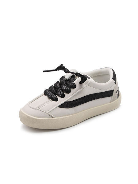 Feliratos, lapos talpú gyerekcipő három színben