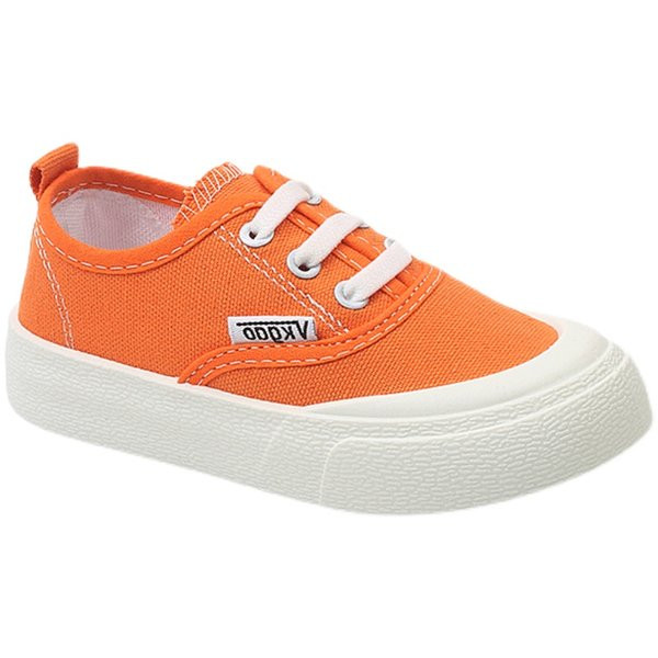 Παιδικά υφασμάτινα  αθλητικά παπούτσια  με επίπεδη σόλα