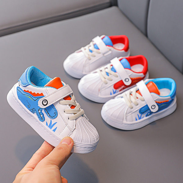 Παιδικά αθλητικά παπούτσια με λουράκια βελκρό και επίπεδες σόλες κατάλληλα για αγόρια