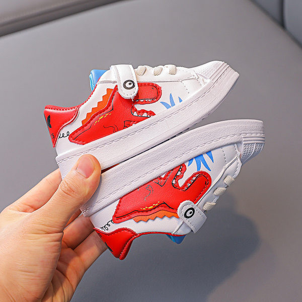 Παιδικά αθλητικά παπούτσια με λουράκια βελκρό και επίπεδες σόλες κατάλληλα για αγόρια