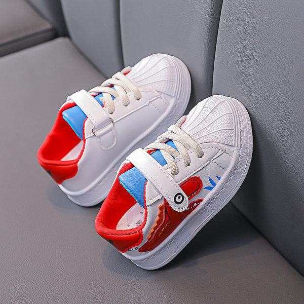 Παιδικά αθλητικά παπούτσια με λουράκια βελκρό και επίπεδες σόλες κατάλληλα για αγόρια