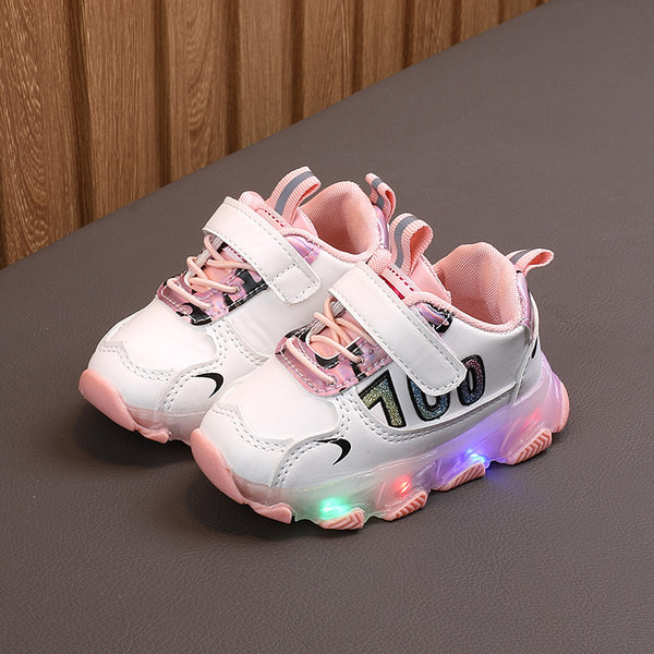 Νέο μοντέλο παιδικά αθλητικά παπούτσια  με τραχιά φωτεινή σόλα για αγόρια