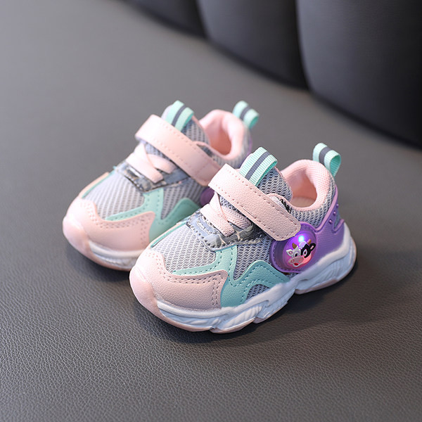 Φθινοπωρινά αθλητικά παπούτσια από οικολογικό δέρμα και πλέγμα - για αγόρια ή κορίτσια