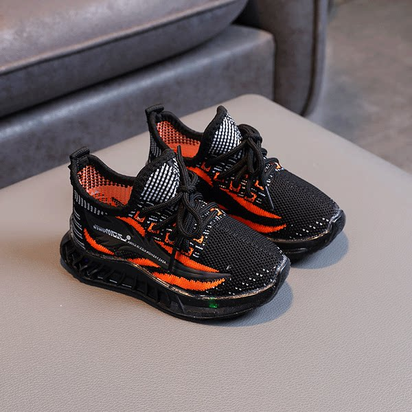 Fényes gyerek textil tornacipő fiúknak és lányoknak