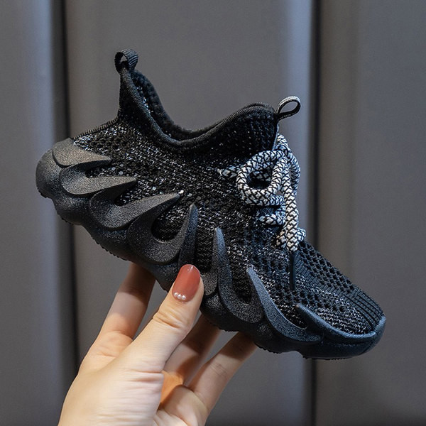 Παιδικά αθλητικά παπούτσια από ύφασμα με κορδόνια - για κορίτσια και αγόρια