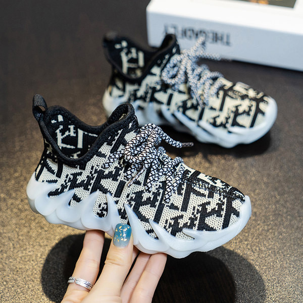 Παιδικά υφασμάτινα αθλητικά παπούτσια με κορδόνια - για αγόρια και κορίτσια