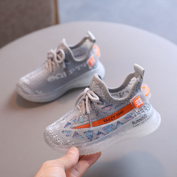 Παιδικά υφασμάτινα αθλητικά παπούτσια με κορδόνια για αγόρια και κορίτσια