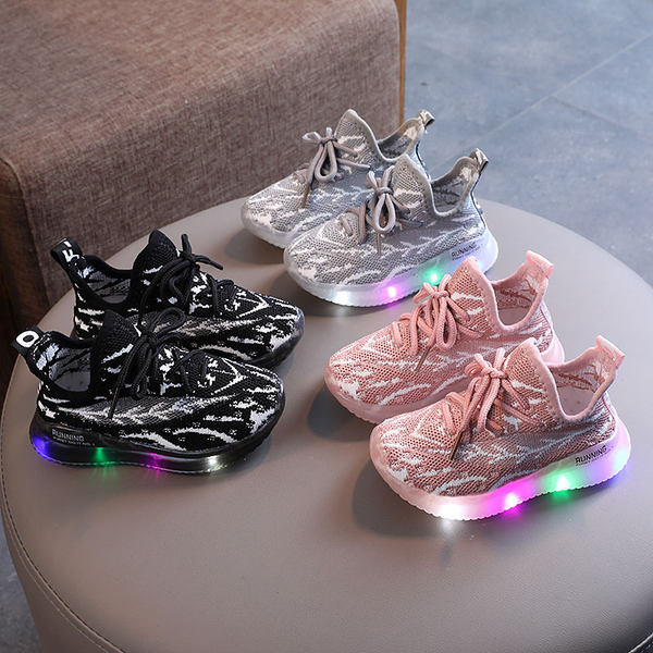 Φωτεινά παιδικά υφασμάτινα αθλητικά παπούτσια για κορίτσια και αγόρια