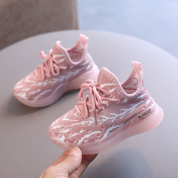 Φωτεινά παιδικά υφασμάτινα αθλητικά παπούτσια για κορίτσια και αγόρια