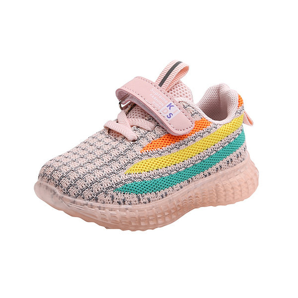 Tavaszi-nyári hálós tornacipő világító talppal