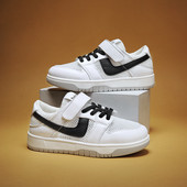 Νέο μοντέλο παιδικά αθλητικά παπούτσια με επίπεδη σόλα για αγόρια - τρία χρώματα