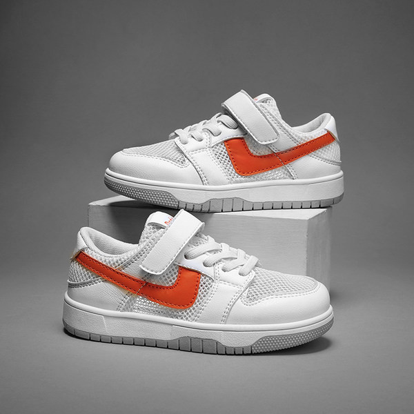 Νέο μοντέλο παιδικά αθλητικά παπούτσια με επίπεδη σόλα για αγόρια - τρία χρώματα