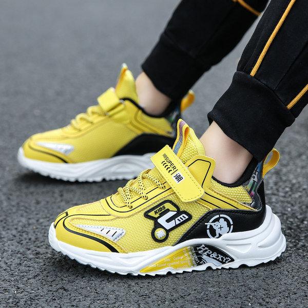 Φθινοπωρινά παιδικά αθλητικά παπούτσιαμε κορδόνια  και velcro για αγόρια