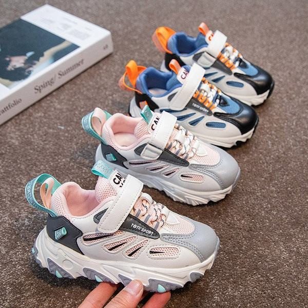 Νέο μοντέλο παιδικά αθλητικά παπούτσια με λουράκια βελκρό  και κορδόνια  για αγόρια και κορίτσια
