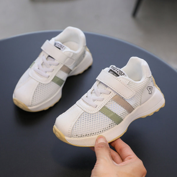 Παιδικά αθλητικά παπούτσια που αναπνέουν με επίπεδη σόλα για αγόρια και κορίτσια