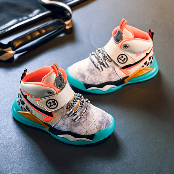 Νέο μοντέλο παιδικά αθλητικά παπούσια  στον αστράγαλο για αγόρια