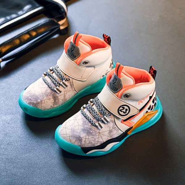 Νέο μοντέλο παιδικά αθλητικά παπούσια  στον αστράγαλο για αγόρια