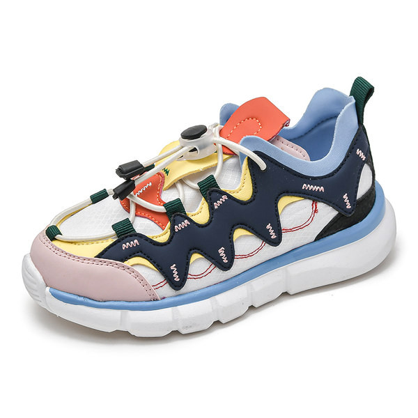 Színes, fűzős gyerek tornacipő