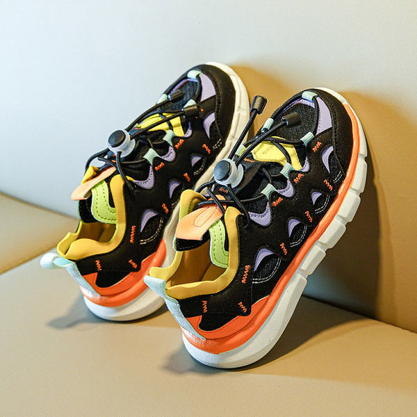 Színes, fűzős gyerek tornacipő