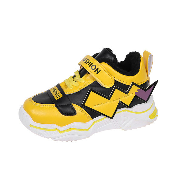 Öko bőrből készült gyerekcipő tépőzárral