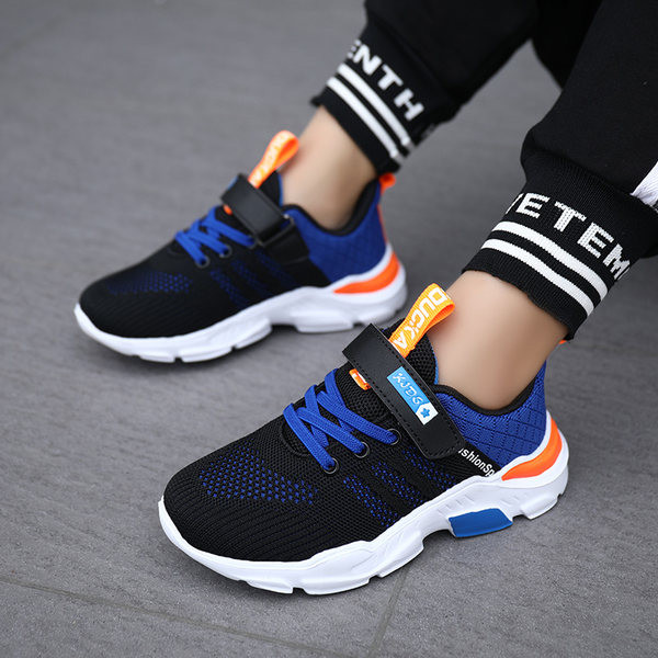 Летни детски маратонки с мрежи в няколко цвята за момчета