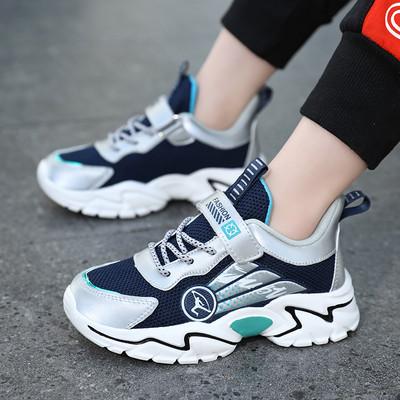 Νέο μοντέλο παιδικά αθλητικά παπούτσια  από ύφασμα που αναπνέει για αγόρια