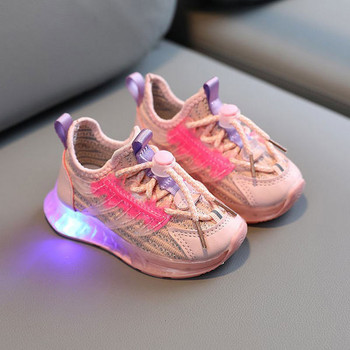 Φωτεινά παιδικά αθλητικά παπούτσια για κορίτσια και αγόρια