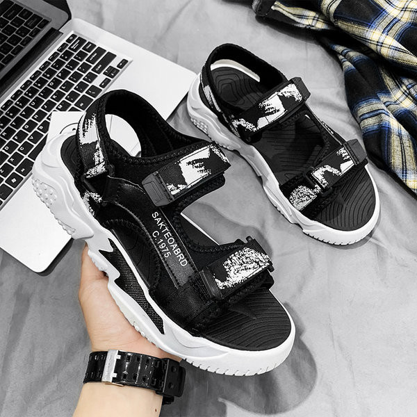 Ανδρικά σανδάλια με βελκρό στερέωση - κατάλληλα και για την παραλία