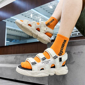 Ikdienas vīriešu sandales ar velcro