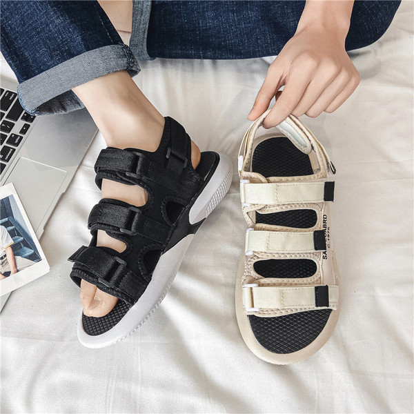 Casual σανδάλια με λουράκια βελκρό για άνδρες