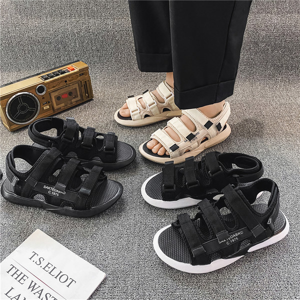 Casual σανδάλια με λουράκια βελκρό για άνδρες