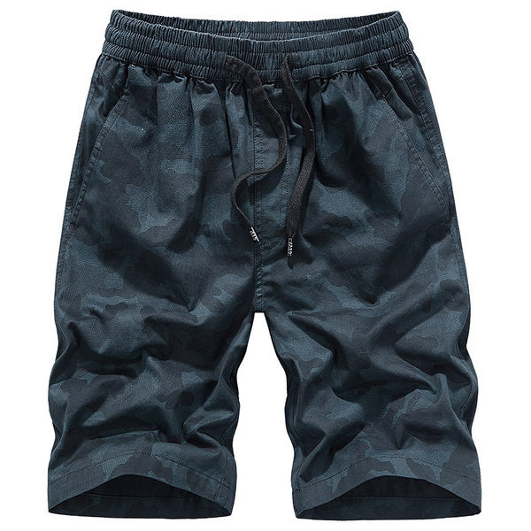 Ανδρικό σορτσάκι casual με μοτίβο καμουφλάζ