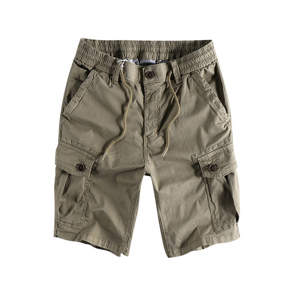 Casual ανδρικό παντελόνι 3/4 με τσέπες