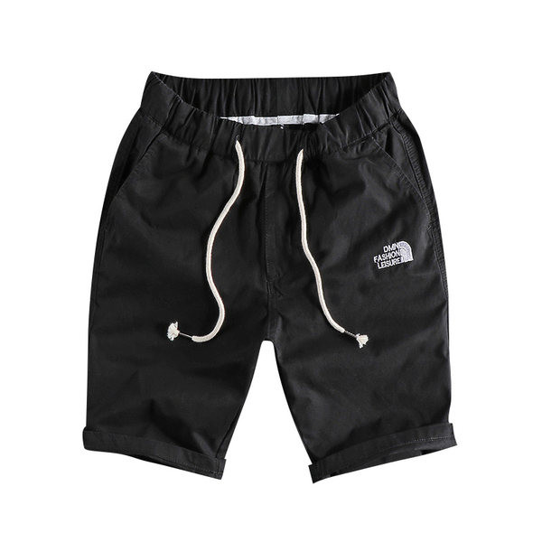 Ανδρικό παντελόνι casual με επιγραφή και λάστιχο